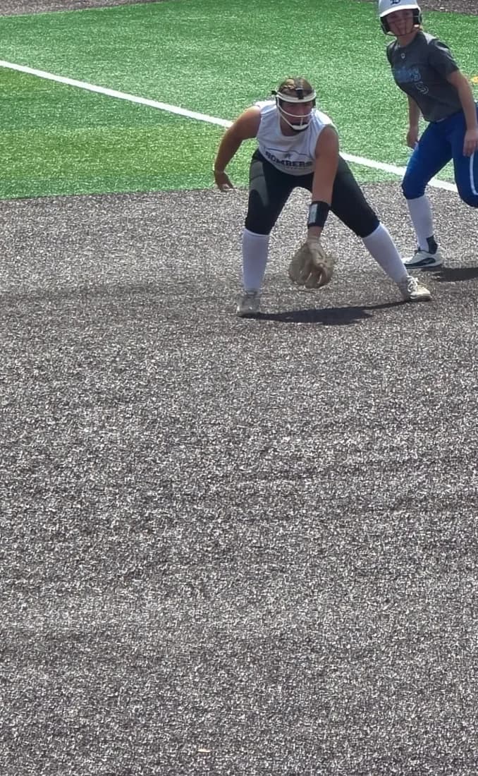 Alexis Arnold fielding at the MSGC tournament.