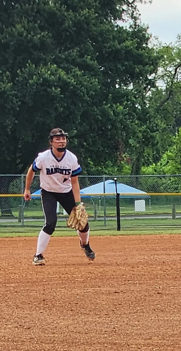 Alexis Arnold ready on defense during the 2024 season.